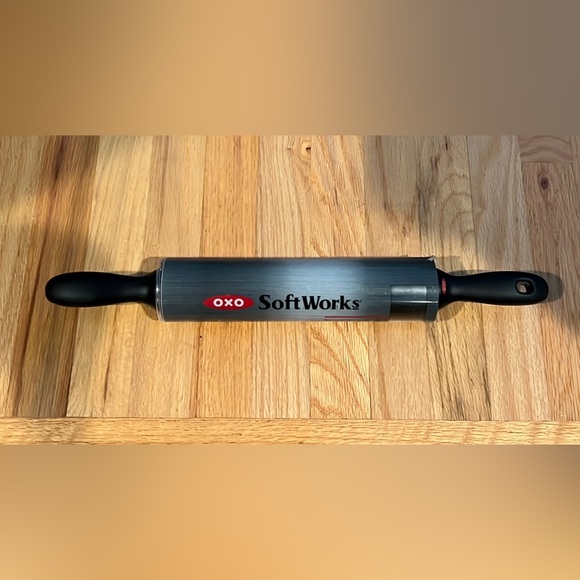 Softworks NON-STICK ROLLING PIN 10inch Black Specially Weighted Handles - Picture 5 of 5